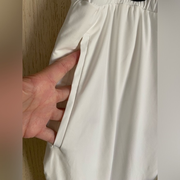 EXPRESS White All Day Pant High Waisted Joggers Sz XL NWT $80 - Picture 2 of 10